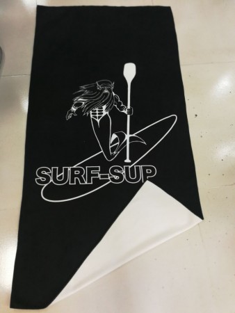 Mikrofiber håndkle med Surf-Sup logo!